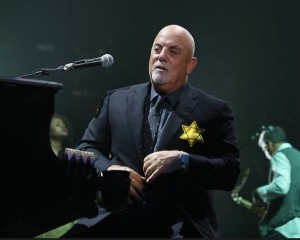 NEW YORK, NY - AUGUST 21: EXCLUSIVE COVERAGE: Billy Joel wears a jacket with the Star of David during the encore of his 43rd sold out show at Madison Square Garden on August 21, 2017 in New York City. (Photo by Myrna M. Suarez/Getty Images)